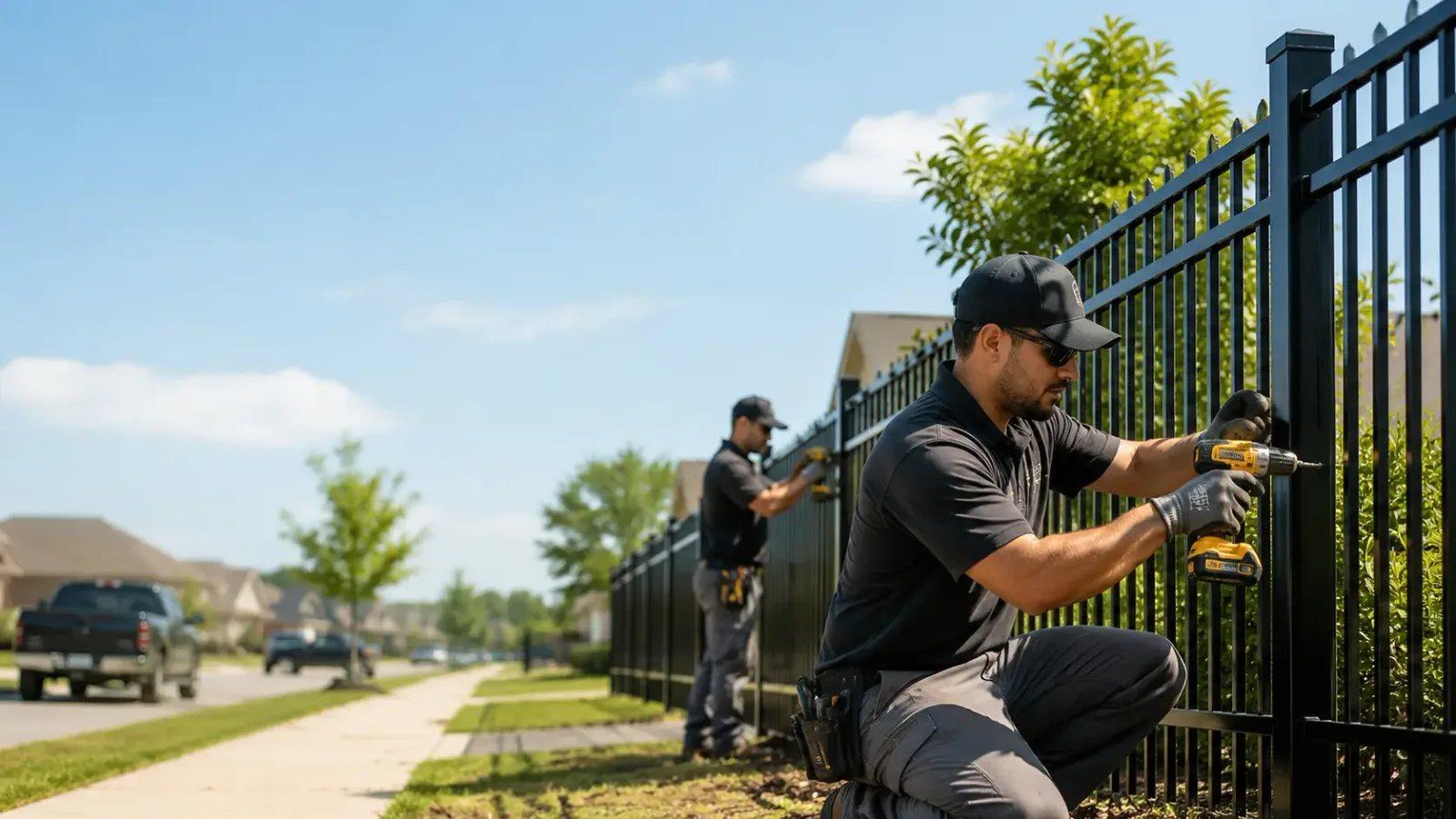 Metal Fence Installation in Pflugerville, TX